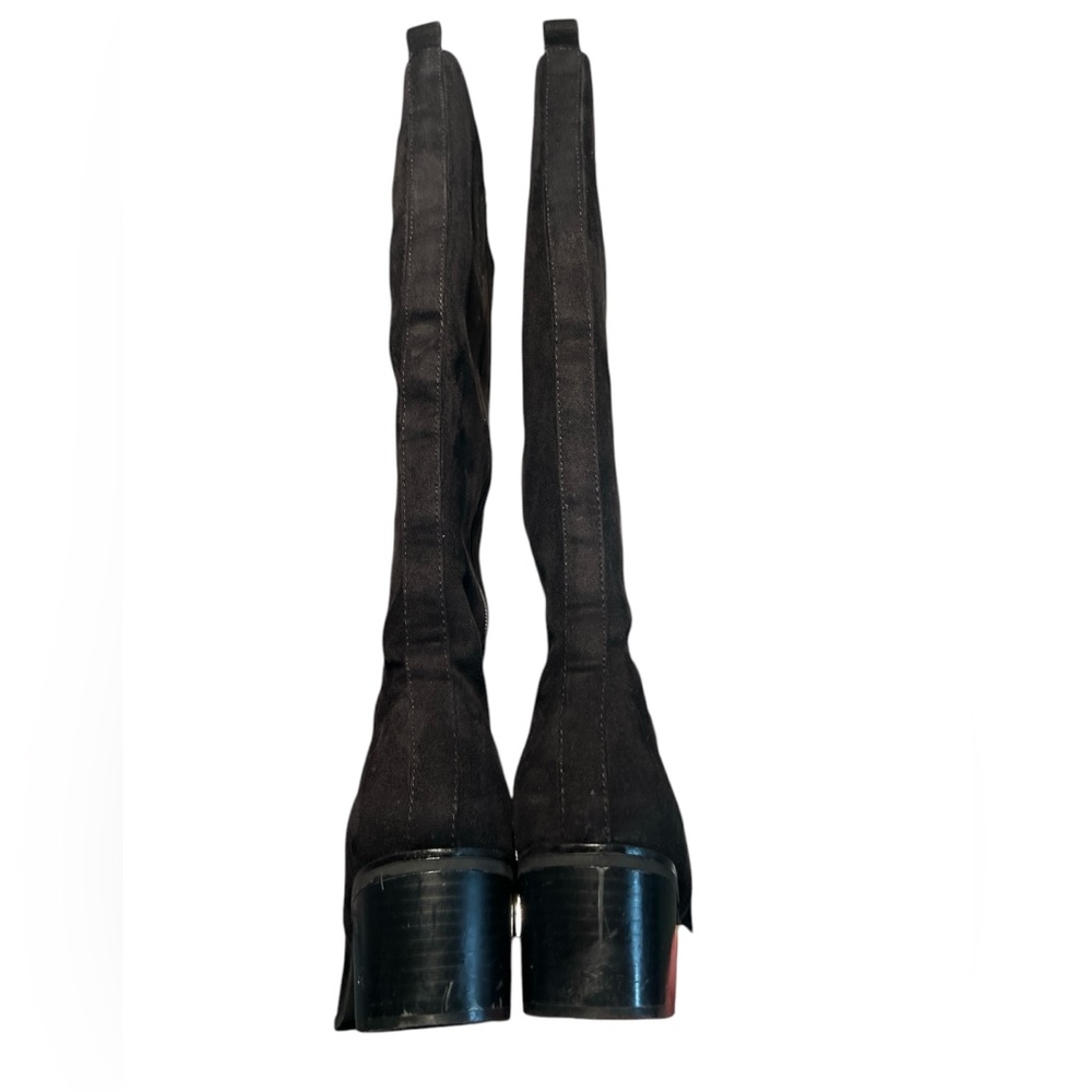 Relativity Tall Black Suede Boots - Picture 4 of 7